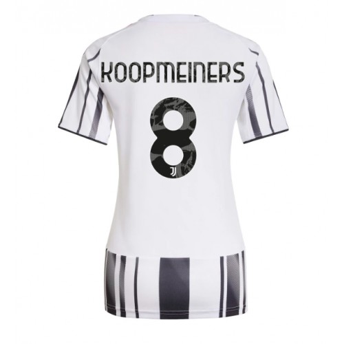 Stroje piłkarskie Juventus Teun Koopmeiners #8 Koszulka Podstawowej dla damskie 2025-26 Krótki Rękaw